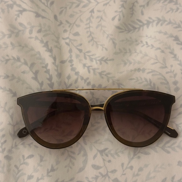 Krewe Clio Nylon Sunglasses in Fennel to Hazel - Picture 3 of 6